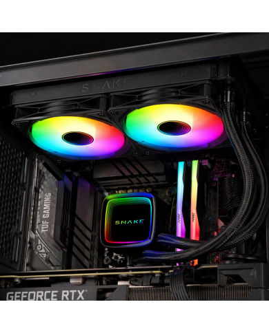 Refrigeración Líquida Snake Leviathan 240 RGB 240mm (RLL240-1)