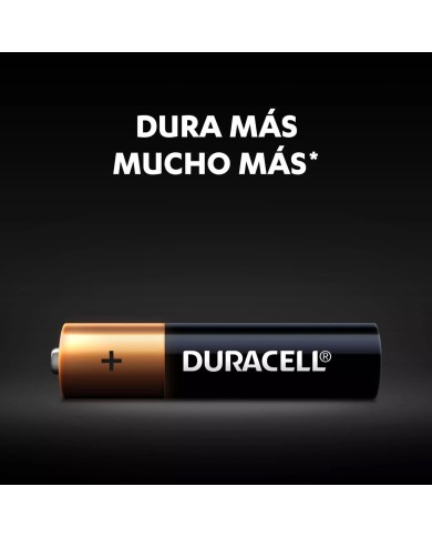 Pilas Duracell AAA 8 Unidades | Alcalinas Larga Duración