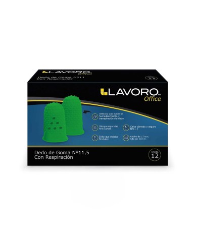 Dedo de Goma N° 11.5 Caja 12 Unidades