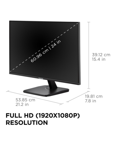 Monitor ViewSonic VA2456a-mhd 24" Full HD IPS HDMI DisplayPort VGA