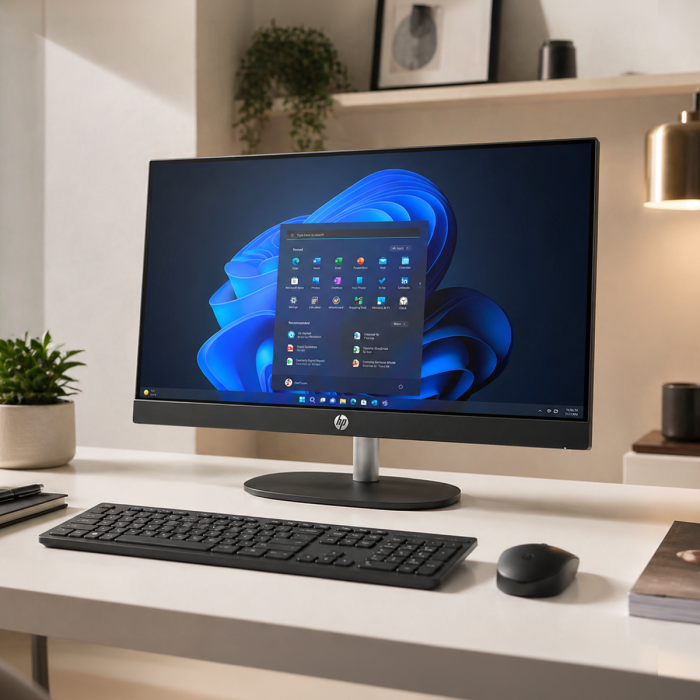 All in One HP ProOne 240 G10 23.8" Ultra 5 125U 16GB DDR5 Ram, 1TB SSD, Windows 11 Pro, Color Negro (AU5125U16GB1T)