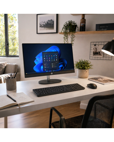 All in One HP ProOne 240 G10 23.8" Ultra 5 125U 16GB DDR5 Ram, 512GB SSD, FreeDOS, Color Negro (CQ1V5LT)