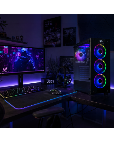 Gabinete Snake Gamer Gariba Black, Vidrio Templado, Mid-tower