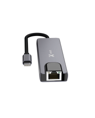 Hub USB-C Xtech XTC-572 5 en 1 HDMI 4K Ethernet Gigabit PD 100W