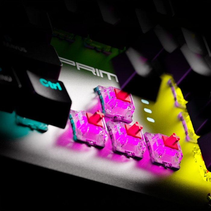 Teclado Mecánico Gamer Primus Ballista91T RGB Switch Red Español