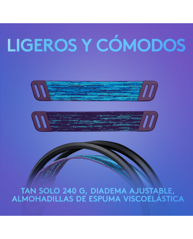 Audífonos Gamer Logitech G335 Alámbrico, conector 3.5mm Negro (981-000977)