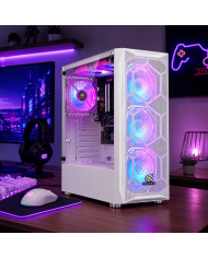 Pc Snake Gamer Vibora White V2 AMD Ryzen 5 5600GT, 16GB RAM + 512GB SSD, Wifi + Bluetooth,  Windows 11 Pro