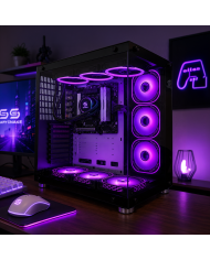 PC Snake Gamer Black Mamba Ryzen 9 7900X, RTX 5060 Ti, 32GB RAM + 1TB SSD + 2TB HDD, Wifi + Bluetooth, Windows 11Pro