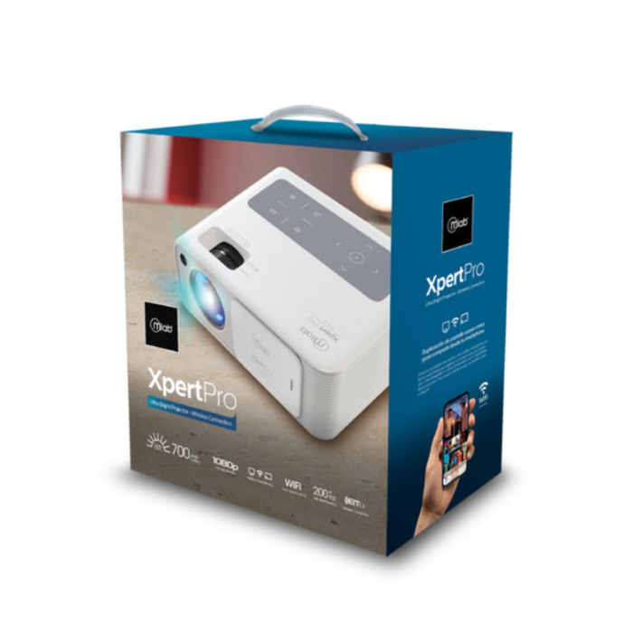 Proyector Mlab TrueVision Pro LED/LCD 700 ANSI Lúmenes FHD 1080p WiFi Dual Android