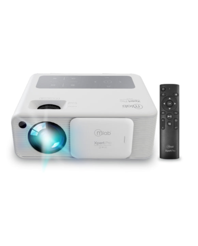 Proyector Mlab Studio View LED/LCD 450 ANSI Lúmenes FHD 1080p HDMI USB SD