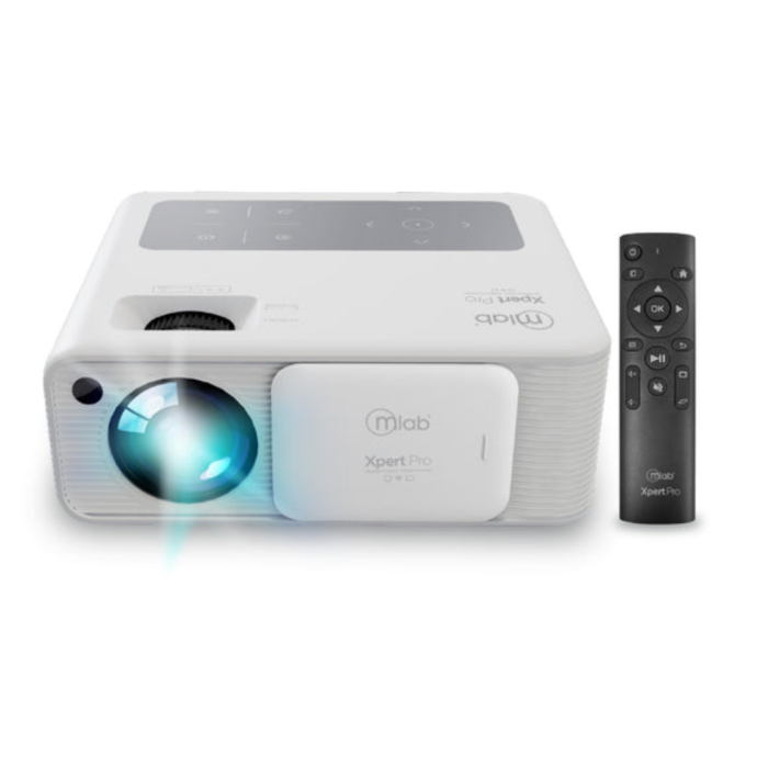 Proyector Mlab Studio View LED/LCD 450 ANSI Lúmenes FHD 1080p HDMI USB SD
