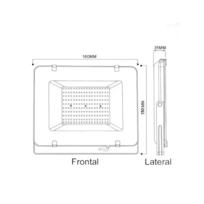 Pack 2 Focos Led 50w Sec 5000lm Y Soporte Atril Trípode 150cm