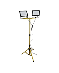 Pack 2 Focos Led 50w Sec 5000lm Y Soporte Atril Trípode 150cm