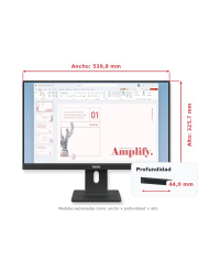 Monitor Lenovo ThinkVision E24-40 23.8” (64BAMAR1CL) IPS 100Hz 4ms, Pivotable Hdmi + Display Port