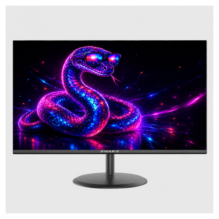 PC Snake Gamer Víbora V2 AMD Ryzen 5 5600GT + Monitor Snake 24” + Setup Completo