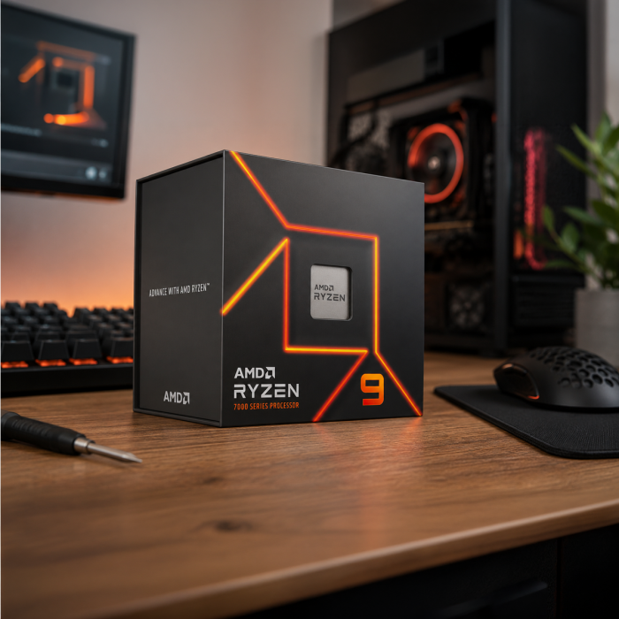 Procesador AMD Ryzen 9 7900X 4.7Ghz, 12 Núcleos, AM5