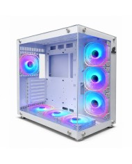 Gabinete Snake Gamer Anilius White ATX Mid Tower Vidrio Templado (AN990W)