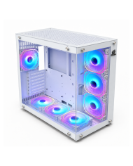 Gabinete Snake Gamer Anilius White ATX Mid Tower Vidrio Templado (AN990W)