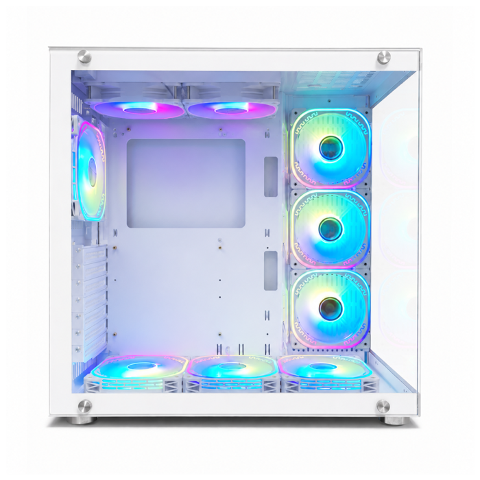 Gabinete Snake Gamer Anilius White ATX Mid Tower Vidrio Templado (AN990W)