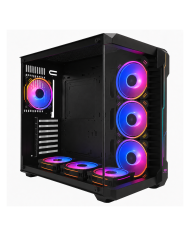 Gabinete Snake Gamer Atheris Black ATX Mid Tower Vidrio Templado (AT880B)