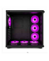 Gabinete Snake Gamer Atheris Black ATX Mid Tower Vidrio Templado (AT880B)