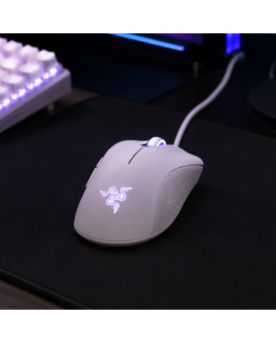 Mouse Razer DeathAdder Essential White 6400 DPI 5 Botones (RZ01-03850200-R3M1)