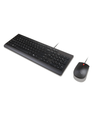 Combo Teclado y Mouse Lenovo Essential USB Español Negro