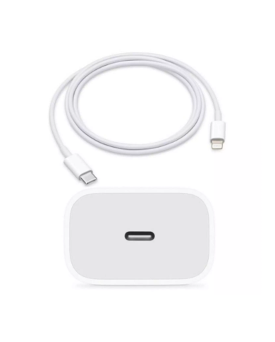 CARGADOR DE APPLE USB-C 20W ORIGINAL CON CABLE 1MT