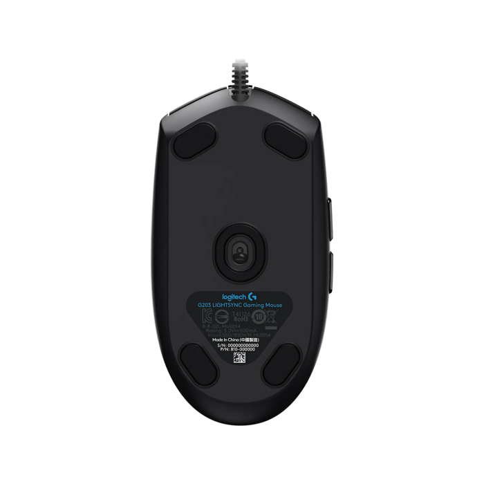 Mouse Gaming Logitech G203 LIGHTSYNC RGB 8000 DPI USB (910-005793)