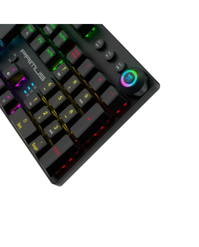 Teclado Gamer Primus Ballista 92T RGB Mecánico Switch Red Español Negro (PKS-094S)