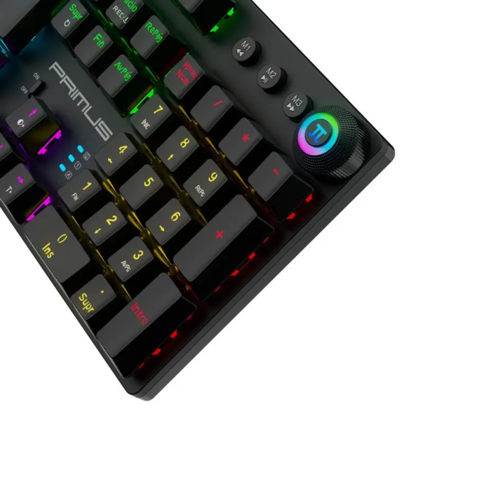 Teclado Gamer Primus Ballista 92T RGB Mecánico Switch Red Español Negro (PKS-094S)