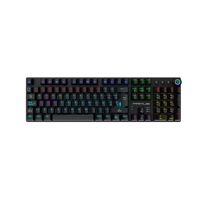 Teclado Gamer Primus Ballista 92T RGB Mecánico Switch Red Español Negro (PKS-094S)