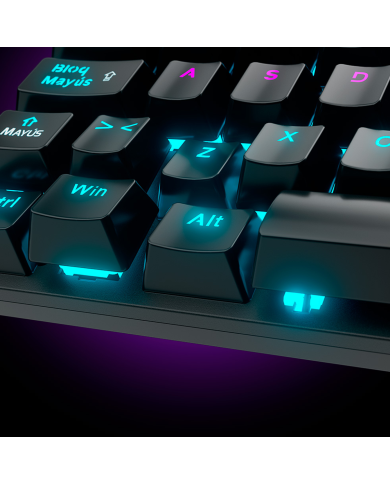 Teclado Gamer Primus Ballista 92T RGB Mecánico Switch Red Español Negro (PKS-094S)