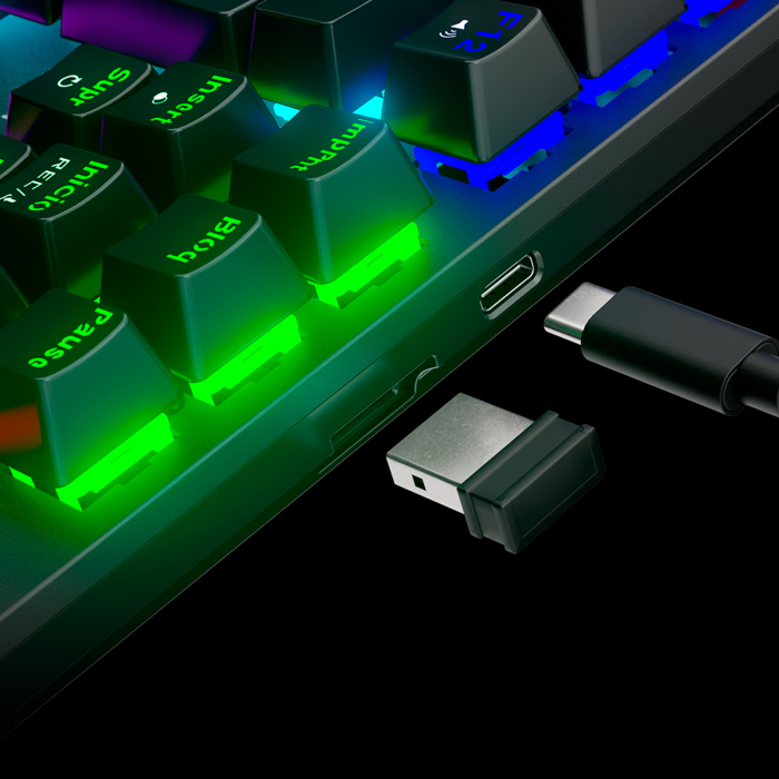 Teclado Gamer Primus Ballista 92T RGB Mecánico Switch Red Español Negro (PKS-094S)