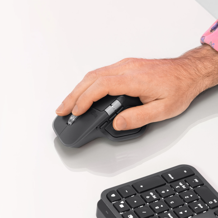 Mouse Inalámbrico Logitech MX Master 4 8 Botones Bluetooth Grafito (910-007565)