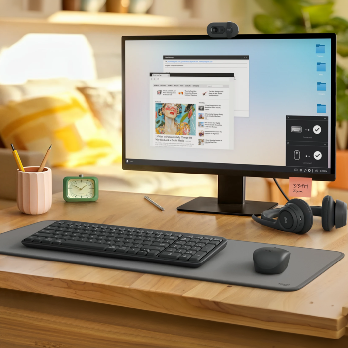 Teclado Inalámbrico Logitech K250 Compact Español Bluetooth Grafito (920-013445)