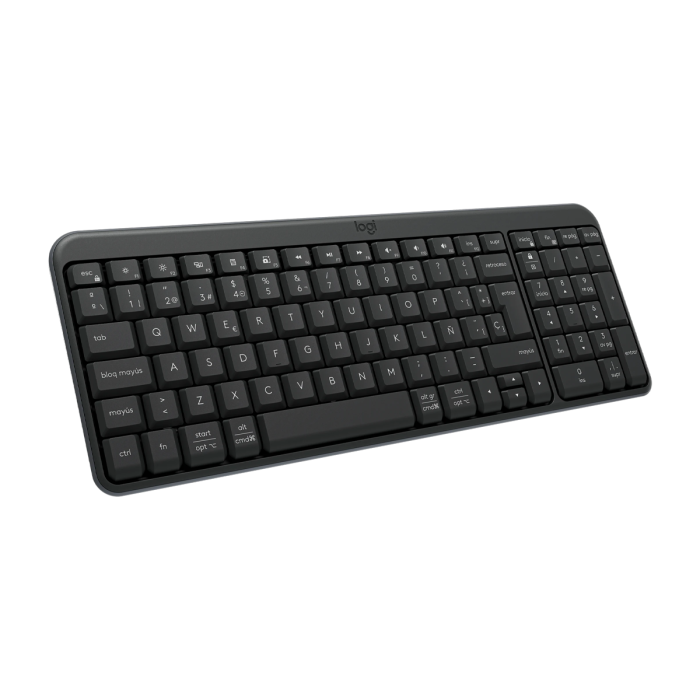 Teclado Inalámbrico Logitech K250 Compact Español Bluetooth Grafito (920-013445)