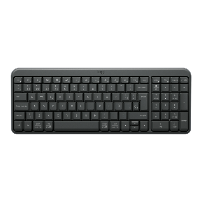 Teclado Inalámbrico Logitech K250 Compact Español Bluetooth Grafito (920-013445)