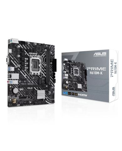 Placa Madre Asus H610M-K Prime Intel Micro ATX DDR5 LGA 1700 PCIe 4.0 M.2 (90MB1GA0-M0EAY0)