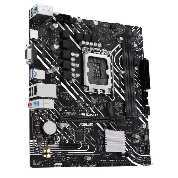 Placa Madre Asus H610M-K Prime Intel Micro ATX DDR5 LGA 1700 PCIe 4.0 M.2 (90MB1GA0-M0EAY0)