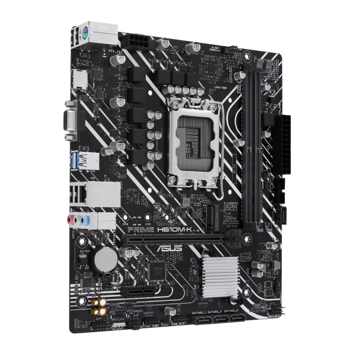 Placa Madre Asus H610M-K Prime Intel Micro ATX DDR5 LGA 1700 PCIe 4.0 M.2 (90MB1GA0-M0EAY0)