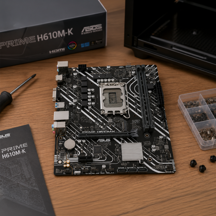 Placa Madre Asus H610M-K Prime Intel Micro ATX DDR5 LGA 1700 PCIe 4.0 M.2 (90MB1GA0-M0EAY0)