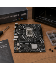 Placa Madre Asus H610M-K Prime Intel Micro ATX DDR5 LGA 1700 PCIe 4.0 M.2 (90MB1GA0-M0EAY0)
