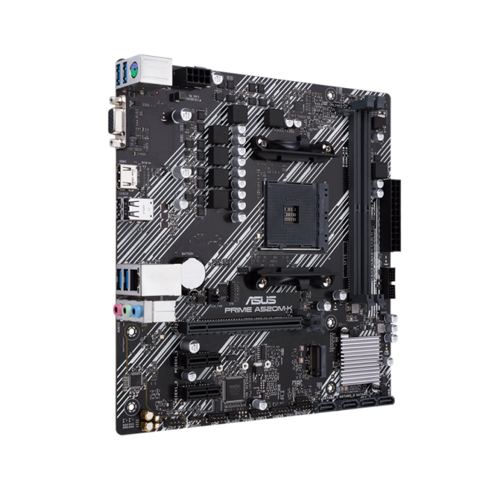 Placa Madre Asus A520M-K Prime AMD Micro ATX DDR5 PCIe 3.0 M.2 (90MB1500-M0EAY0)