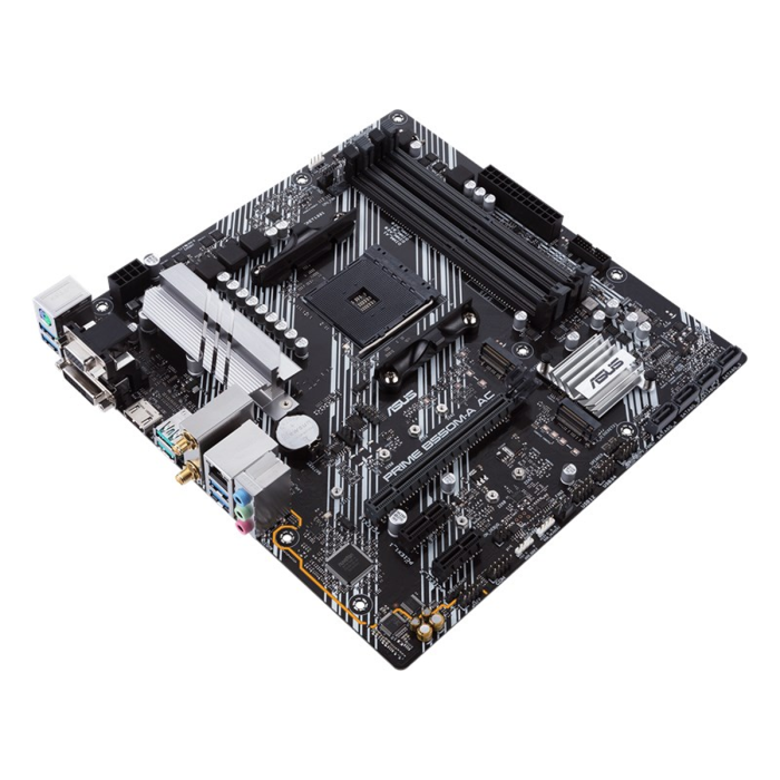Placa Madre Asus B550M-A AC PRIME AMD Micro ATX DDR4 PCIe 4.0 M.2 (PRIME B550M-A AC)