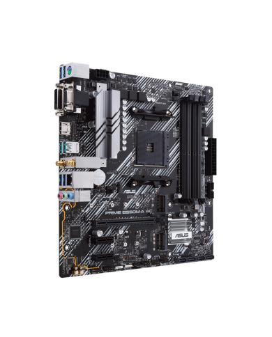 Placa Madre Asus B550M-A AC PRIME AMD Micro ATX DDR4 PCIe 4.0 M.2 (PRIME B550M-A AC)