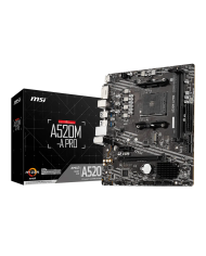 Placa Madre MSI A520M-A PRO AMD Micro ATX DDR4 PCIe 3.0 M.2 (911-7D14-020)