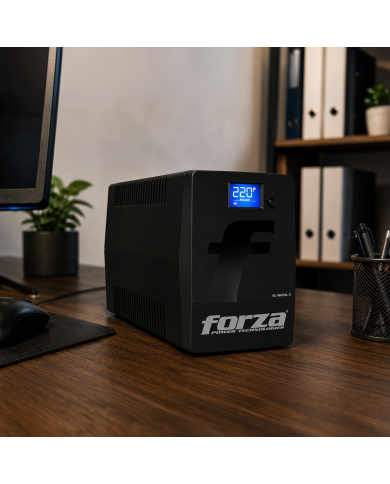 UPS inteligente Forza, 800VA, 480W, LCD táctil, torre compacta, 120V