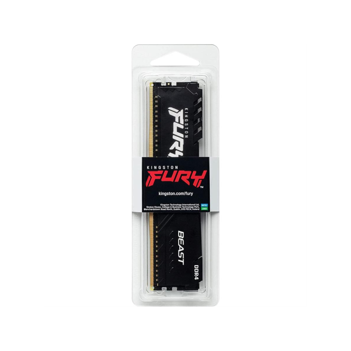 Memoria Ram 8GB DDR4 3200Mhz CL16 Kingston Fury Beast Black (KF432C16BB/8)
