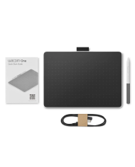 Tablet Digitalizadora Wacom One Medium Bluetooth USB-C Negra (CTC6110WLW0A)